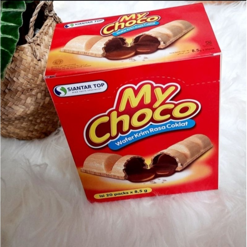 Jual MY CHOCO wafer pack isi 20 pc x8,5g | Shopee Indonesia