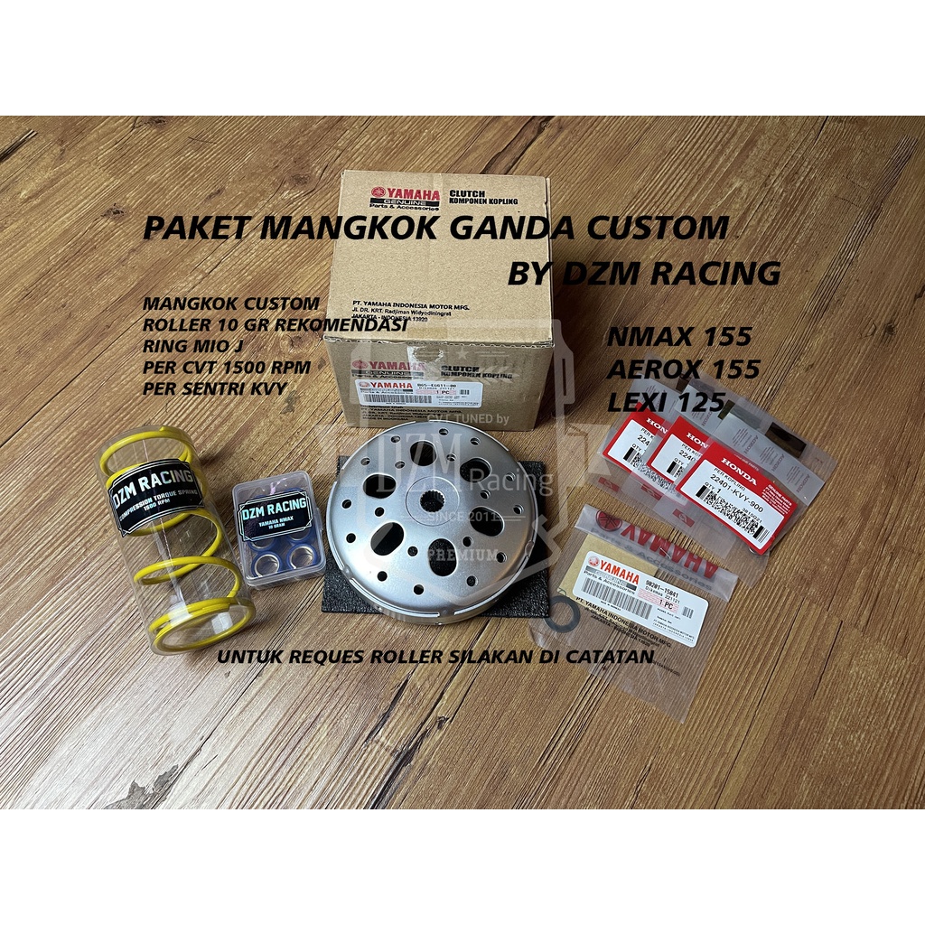 Jual Paket Mangkok Ganda Otomatis Cvt Anti Gredeg Dzm Racing Yamaha