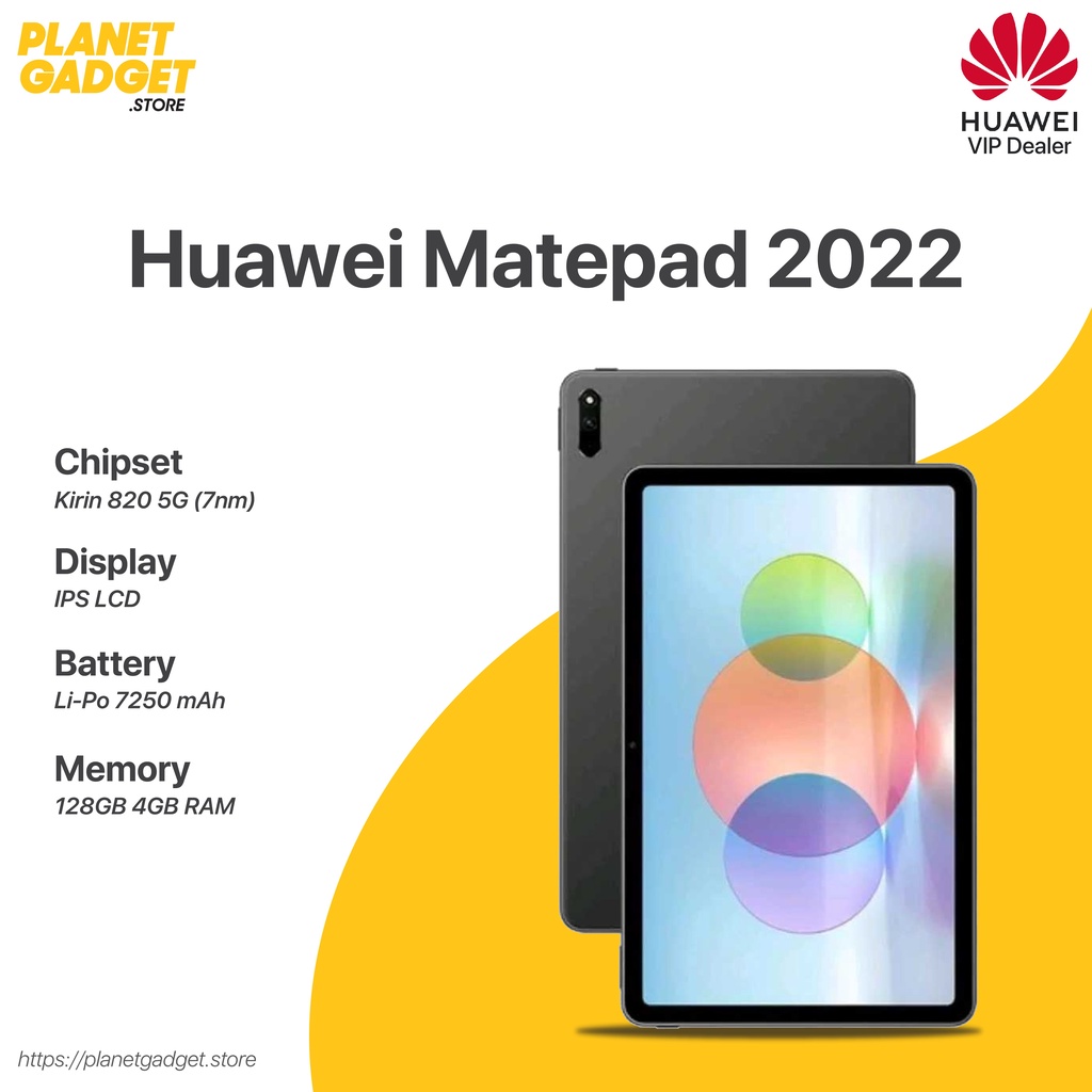 Jual Huawei Matepad 2022 4/128GB [Garansi Resmi Huawei] Shopee Indonesia