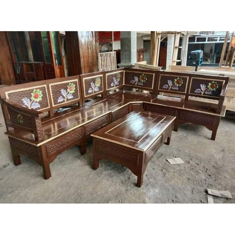 Jual Furniture Kursi Tamu Model Sudut Blok Minimalis / Kursi Tamu ...