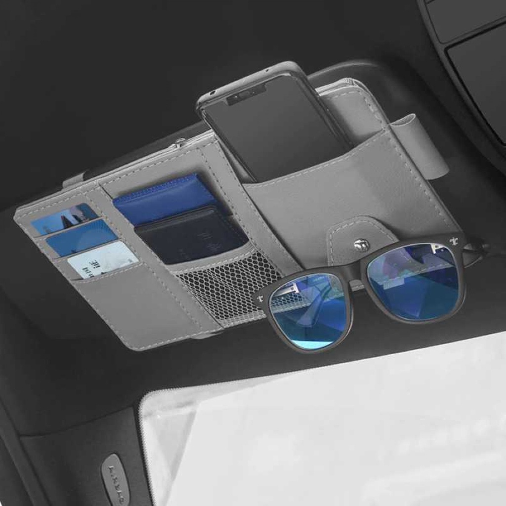 thumbnail image 2 of LST Sun Visor Holder Clip Set For Dacia Logan / Sandero – Light Grey, Plastic/Metal, 2-Pack (Replaces 7700761242, Etc.) 2 of 5