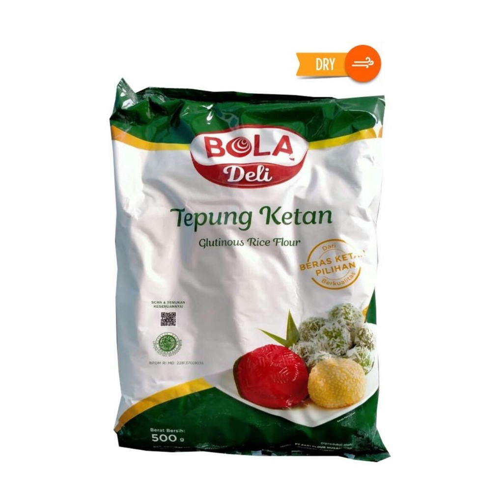 Jual Bola Deli Tepung Ketan Putih White Glutinous Rice Flour Gr