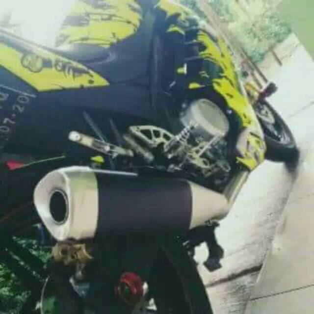 Jual knalpot standar racing yamaha r25 mx king vixion cb150r che byson ...