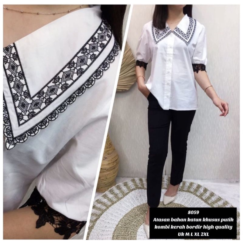 Jual BLUS CHIBI HITAM PUTIH | Shopee Indonesia