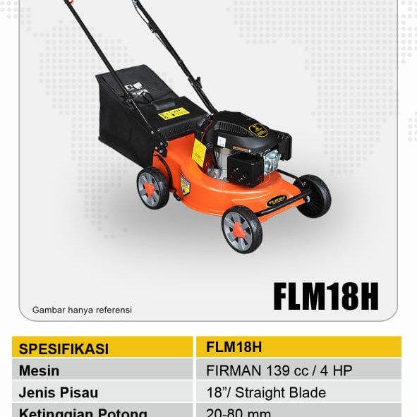 Jual Mesin Potong Rumput Dorong Firman Flm18h Lawn Mower Flm18h