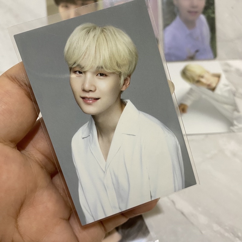 Jual BTS PC yoongi suga official photocard suga min yoongi VT fila day night butter lucky draw ld m2u powerstation soundwave samsung festa d day calendar Shopee Indonesia