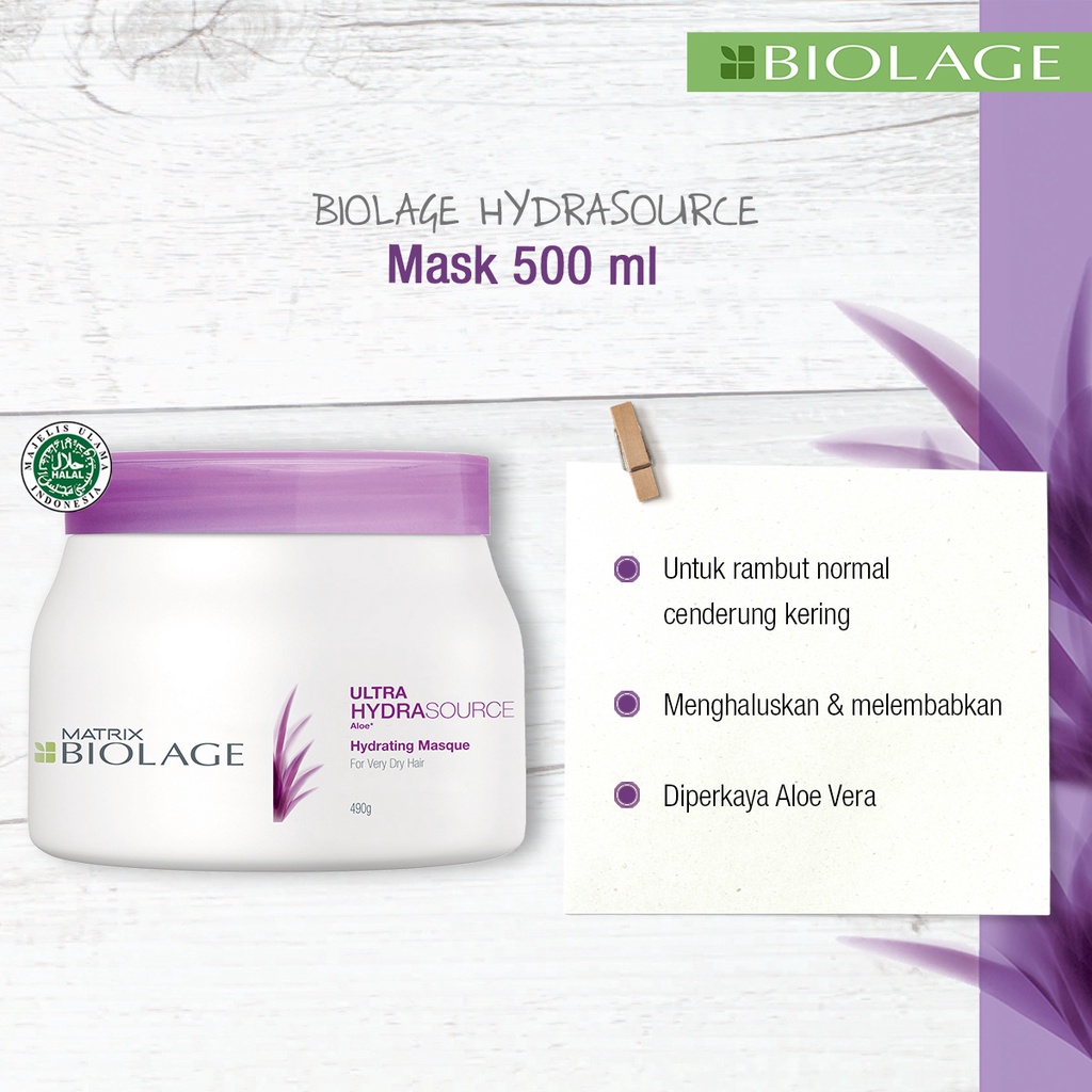 Jual MATRIX BIOLAGE MASK 490ML SMOOTHPROOF REPAIRINSIDE FIBERSTRONG COLORLAST COMPLETE