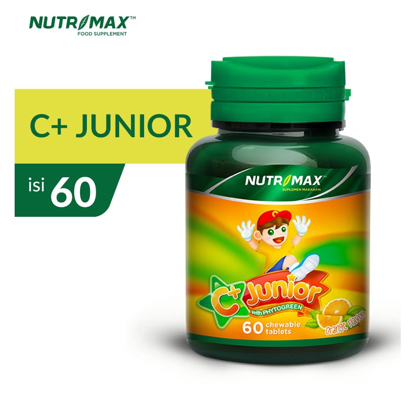 Jual Nutrimax C+ Plus Junior 60 Tablet Kunyah Daya Tahan Tubuh Anak ...