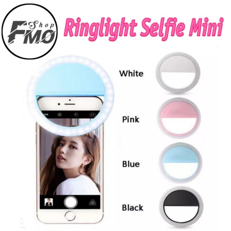 Jual Ringlight Ring Light Mini Ring Selfie Jepit Lampu Selfie Mini