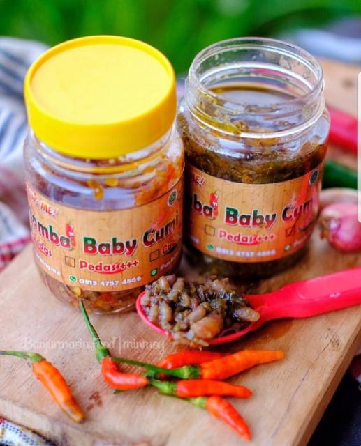 Jual Sambal/Sambel Baby Cumi Pedas Asin by @didapurmasak