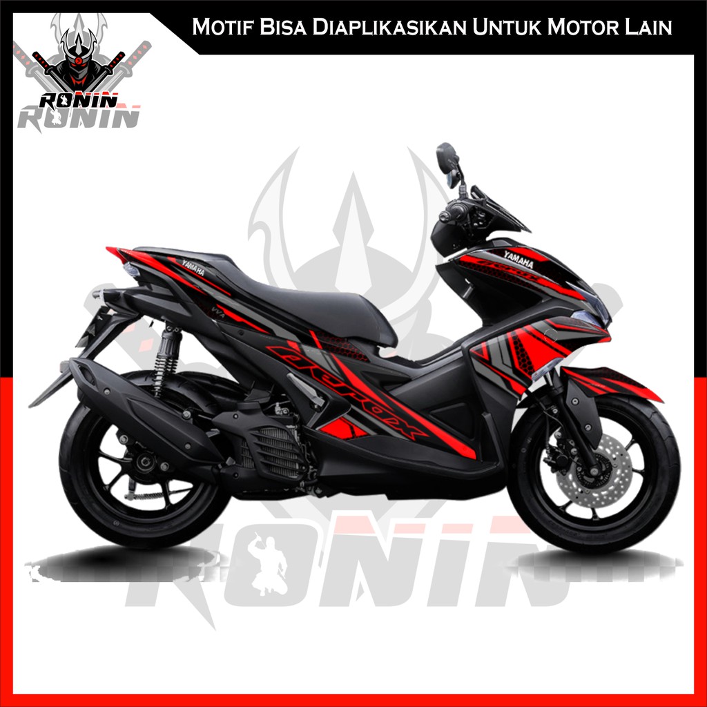 Jual Sticker Decal Aerox 155 Motif Racing with Hexa Carbon | Shopee ...