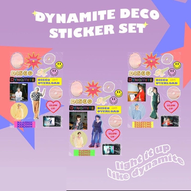 Jual Dynamite Sticker Set (AVAIL ALL MEMBER) *reupload* | Shopee Indonesia
