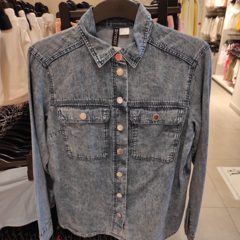 H&m jaket outlet denim