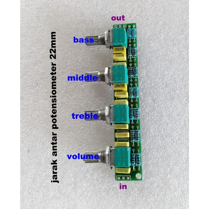 Jual AEBDG Stereo Pasif Tone control Mini Desain / tone control volume