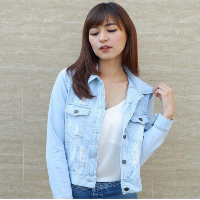 Jaket jeans light blue hotsell