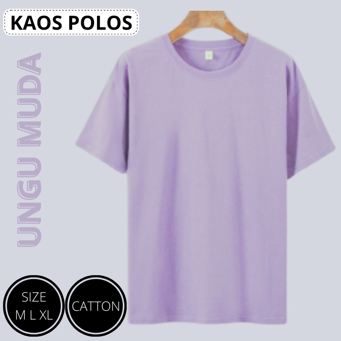 Jual Kaos Polos Lengan Pendek Dewasa Kualitas Premium Pria Wanita