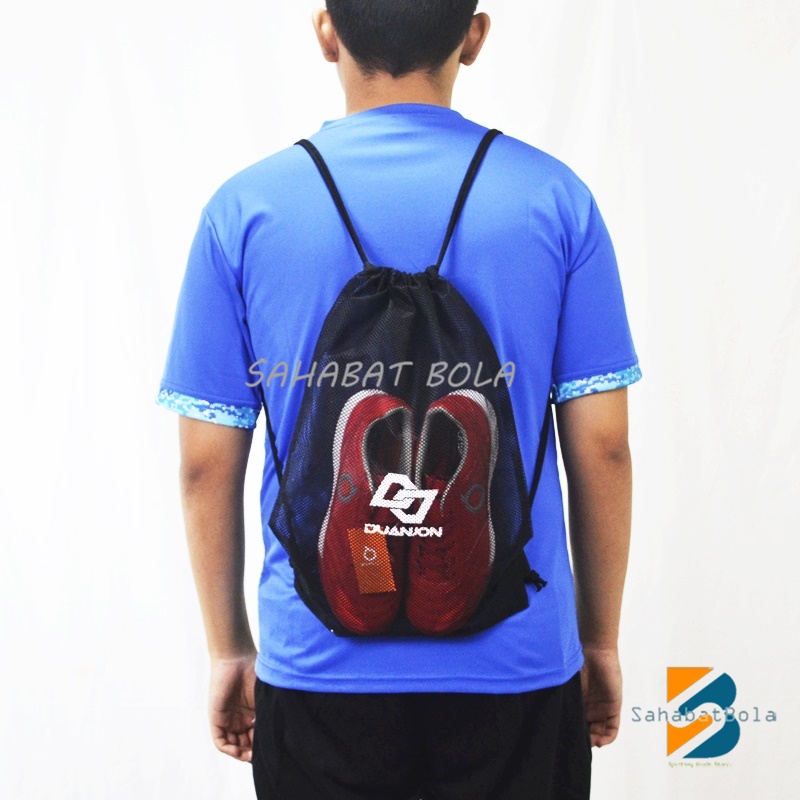 Jual Tas Serut Junkan By Duanjon Tas Sepatu Olahraga Futsal Sepakbola Gymsack Jaring Premium