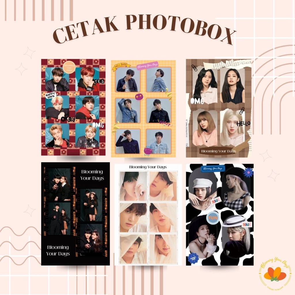 Jual bloomingyourdays CUSTOM Cetak foto polaroid photobox photosrip
