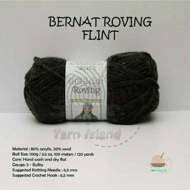 Jual Benang Rajut Bernat Roving Flint | Shopee Indonesia