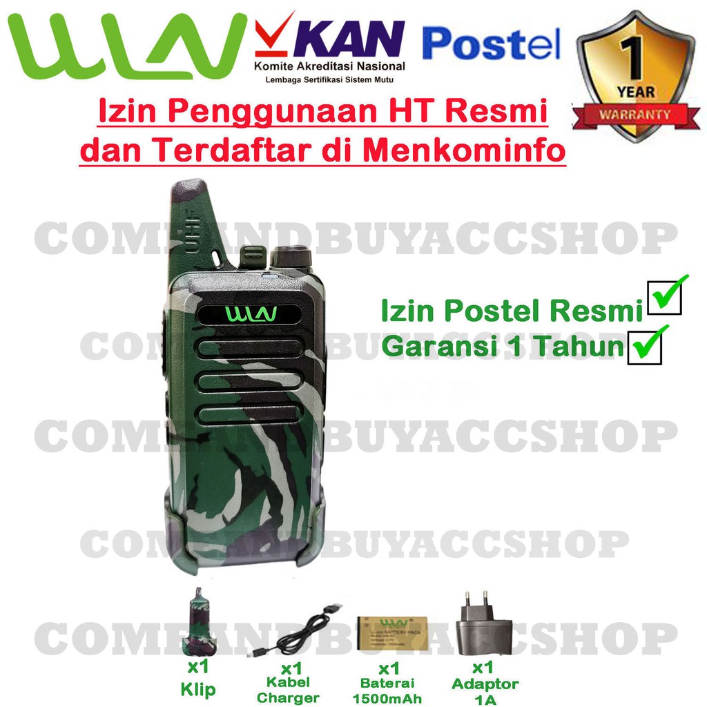 Jual HT SATUAN WLN KD-C1 Two-Way Radio - LORENG tanpa dekstop | Shopee ...