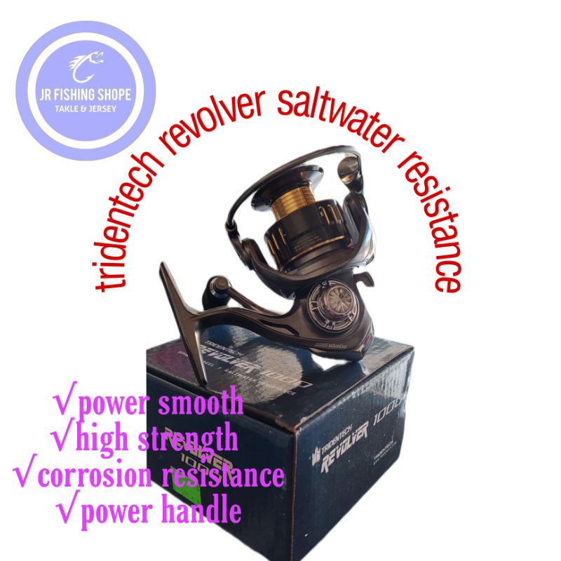 Jual rell spining tridentech revolver NEW SALET WATER RESISTANCE ...