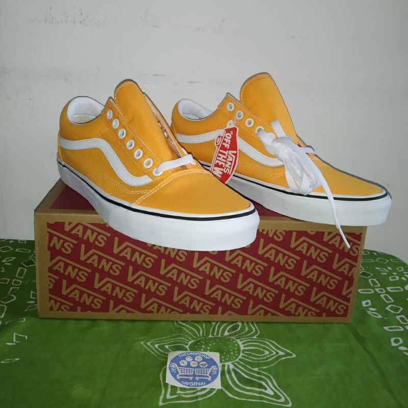 Sneakers Vans OldSkool Neon Blazing Orange True White VN0A4U3BWT4 Original