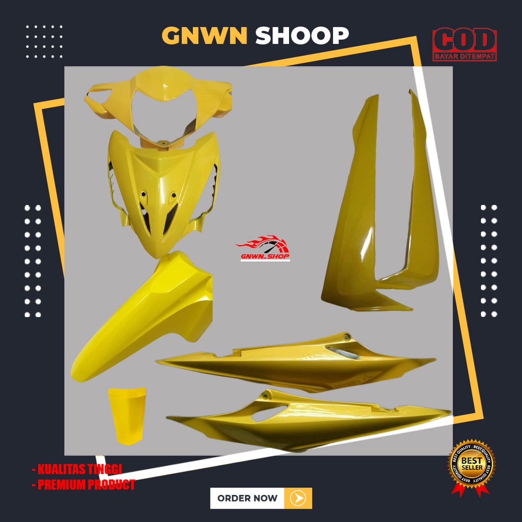 Jual Full Halus Body Honda Revo Lama Warna Kuning Murah | Shopee Indonesia
