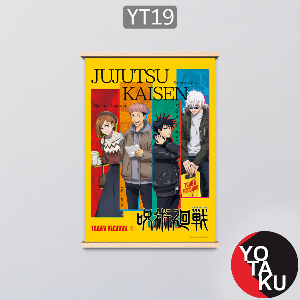 Jual Poster Anime Jujutsu Kaisen A3 A2 A1 Jumbo Itadori Gojo Megumi ...