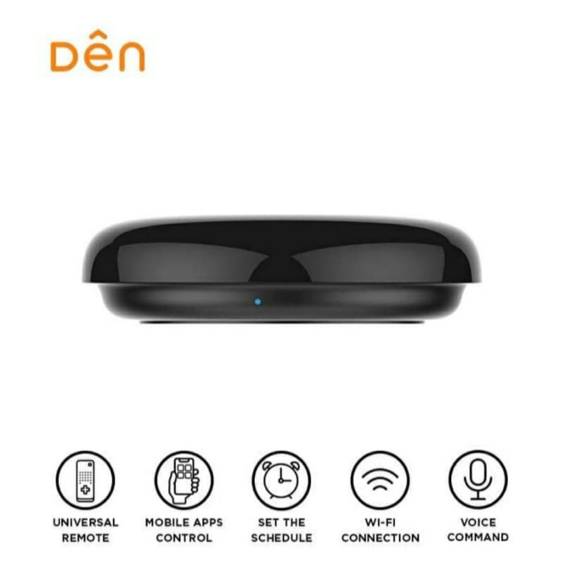 Jual DEN Smart Home Wi-Fi Universal IR Remote Blaster- Kontrol TV, AC ...