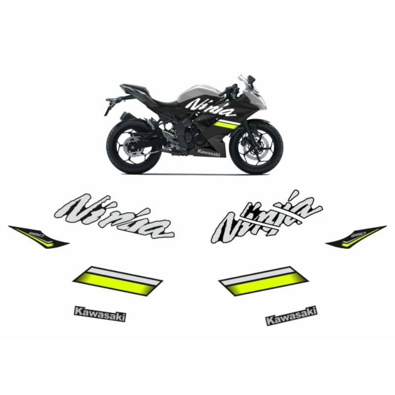 Jual Decal Striping Ninja Mono Sl Ori Printing Shopee Indonesia