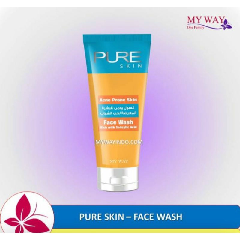 Jual Pure Skin Face Wash 100 ml Shopee Indonesia