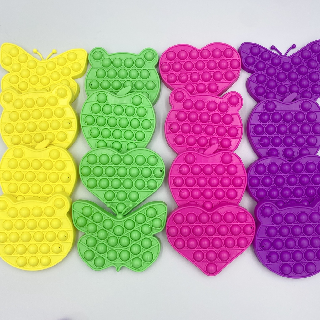 Jual Mini Pop It Mainan Anti Stress Untuk Anak kecil Ukuran Kecil