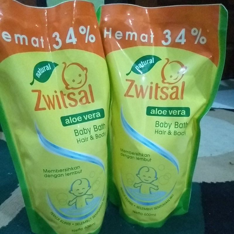 Jual Zwitsal Aleovera Baby Bath Hair& Body 600ml | Shopee Indonesia