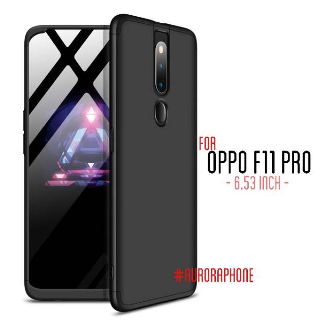 Jual Oppo F11 Pro Hard Case Armor Full Cover 360 GKK Original