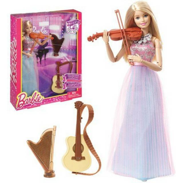 Jual Barbie Music Set / Barbie MTM / Barbie Violin / Barbie Pivotal ...