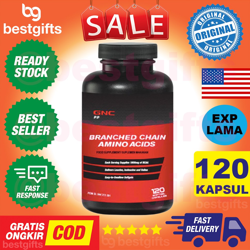 Jual GNC PRO PERFORMANCE PP BRANCHED CHAIN AMINO ACIDS SUMBER ENERGI
