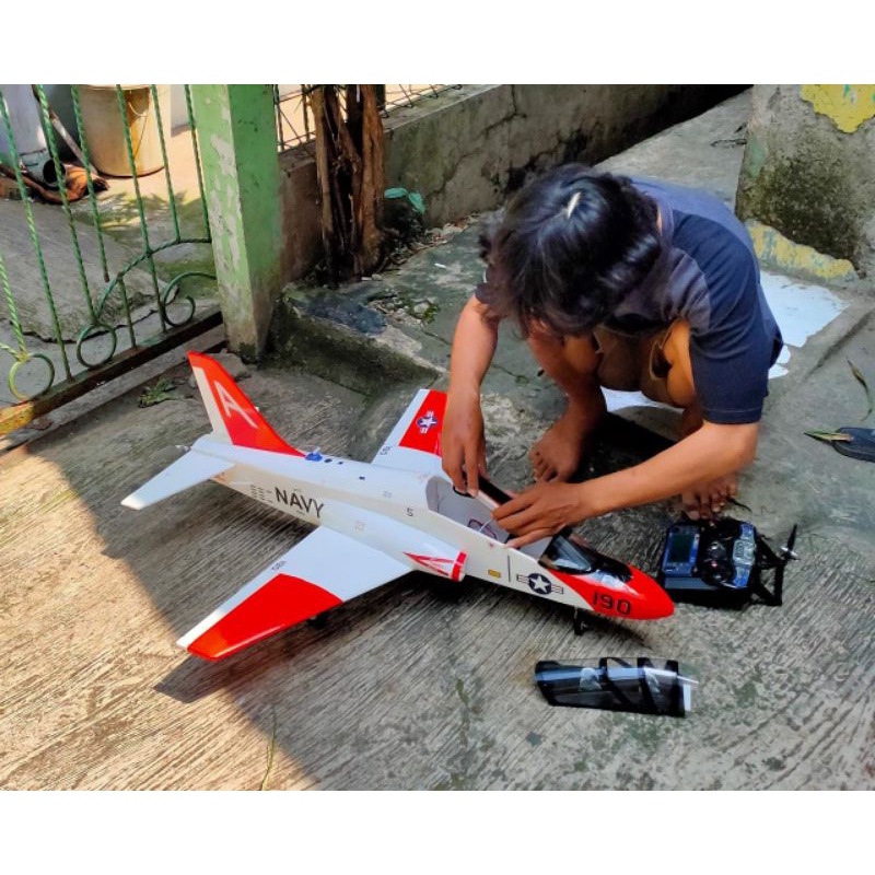 Jual kit rc pesawat jet goshawk t45 (baca deskripsi) | Shopee Indonesia