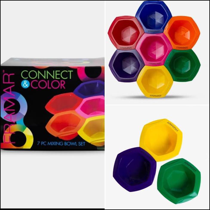 Framar Connect & Color Hair Color Mixing Bowls, Hair Dye Bowl 7
