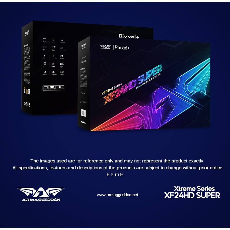 Jual ARMAGGEDDON PIXXEL+ XTREME XF24HD SUPER GAMING MONITOR Shopee