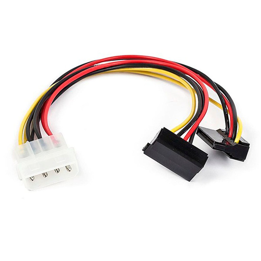 Jual Kabel Power ATA ke SATA Cabang 2 untuk PC / Komputer | Shopee ...