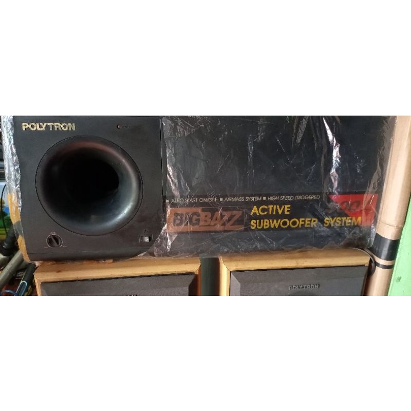 Jual Polytron Subwoofer Aktiv PSW 500 Rebah Bigabazz Bazzoke Psw