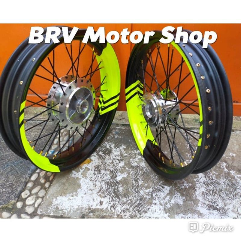 Jual Velg Jari Vixion Old Vixion New Vixion Nvl Sepaket Velg Vixion Tapak Lebar Ring17