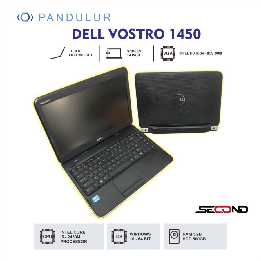 Jual Laptop Dell Vostro 1450 I5 2450m 5gb 500gb Shopee Indonesia