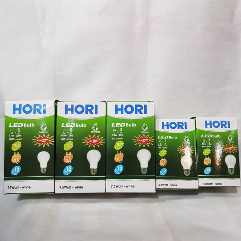 Jual Lampu HORI LED Buld 3,5Watt/4,5Watt/7,5Watt/9,5Watt/11Watt ...