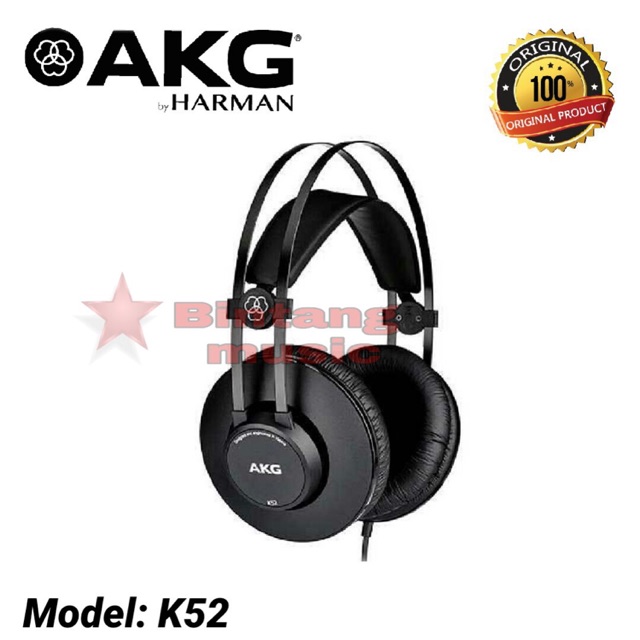 Jual Headphone AKG K52 Original Akg k52 monitor studio Shopee