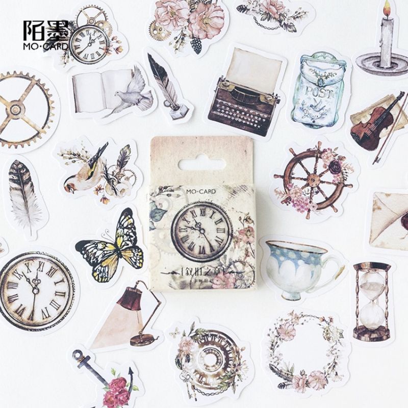 Jual Sticker Stiker Surat Kuno Retro Scrapbook Diary Jurnal | Shopee ...
