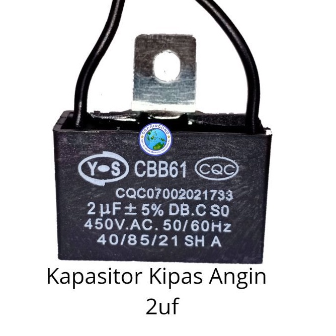Jual Kapasitor Kipas Angin 2uf 450 V Shopee Indonesia