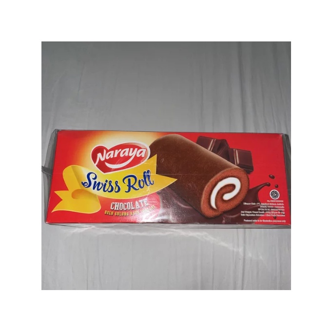 Jual Naraya Swiss Roll Chocolate Halal Bolu Gulung Rasa Coklat Shopee
