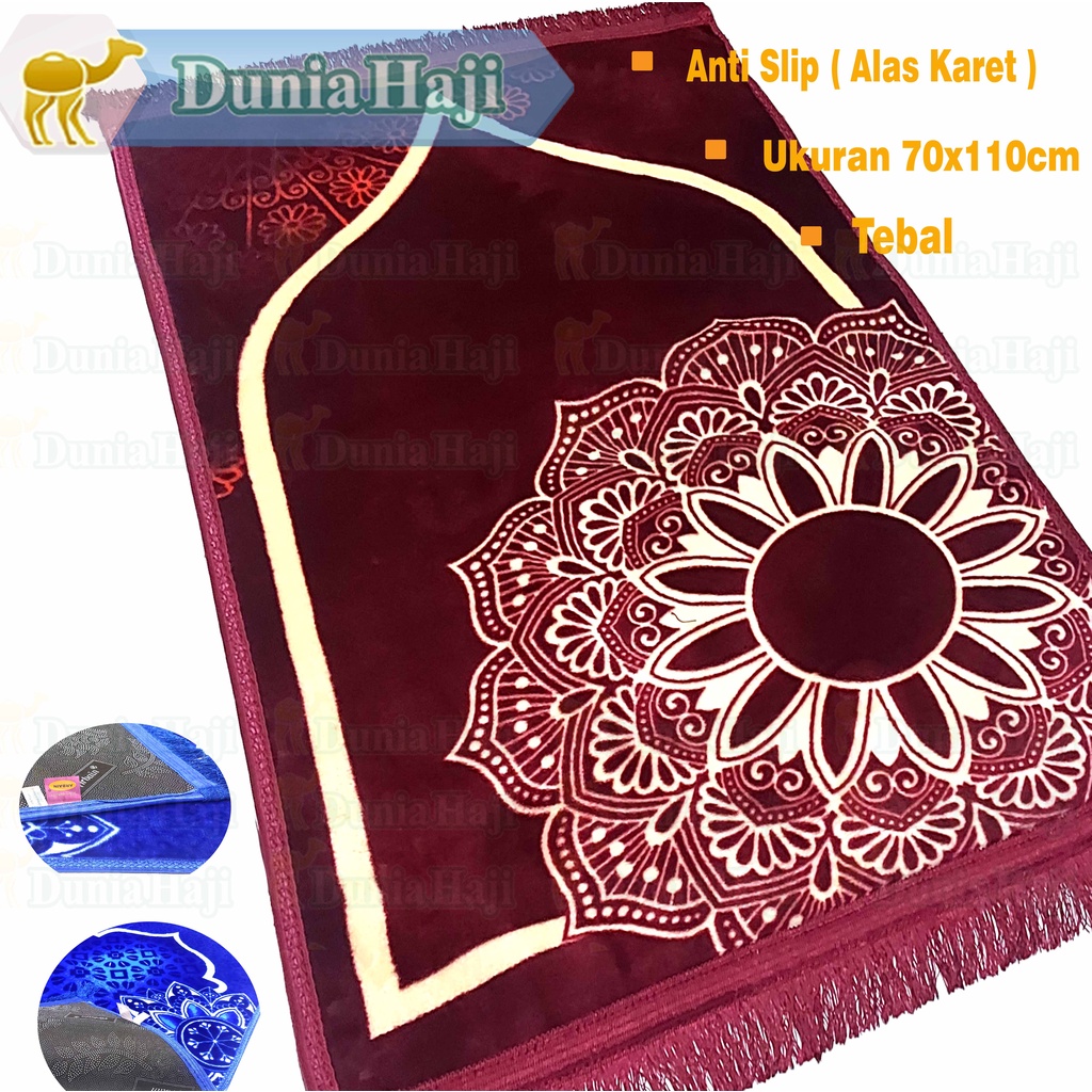 Jual Sajadah Busa Arbain Bunga Quilting Tebal Empuk Besar Halus Premium ...