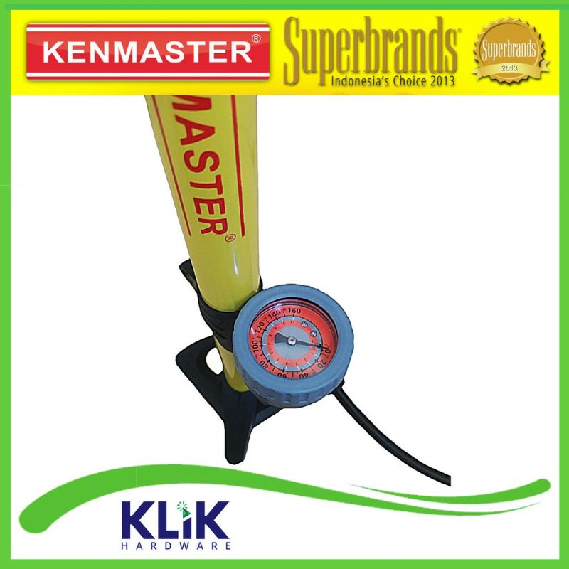 Jual Kenmaster Pompa Sepeda kompa Ban Motor Mobil Bola Tabung Kuning KM ...